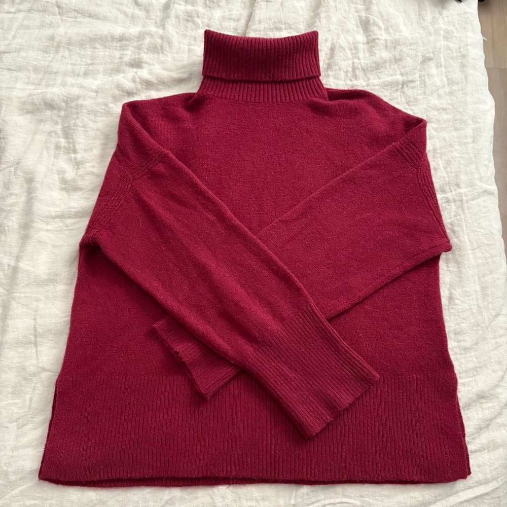 J. Crew Alpaca + Merino Wool Blend Turtleneck Sweater - Picture 2 of 8